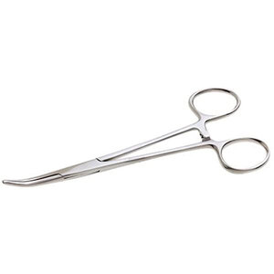 thumbnail image 2 of Set Of 2 Kelly Hemostat Forceps 5.5 Inch CURVED - Stainless Steel - Dental Surgical Veterinary 2 of 6