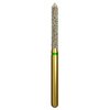 Alpen Diamond Burs Friction Grip Coarse 886-016C Beveled Cylinder Pkg/5