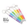 Crystal HD Mouth Mirror Soft Grip #4 Assorted Vibrant, Pkg/12
